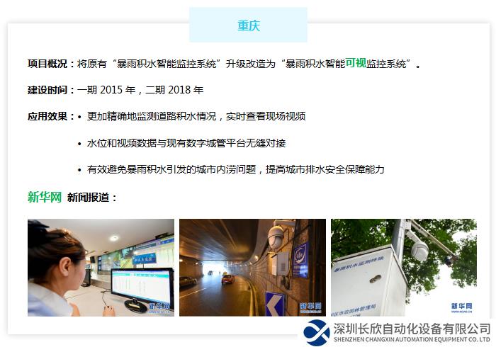 城市道路積水監(jiān)測預警系統(tǒng)——重慶市案例